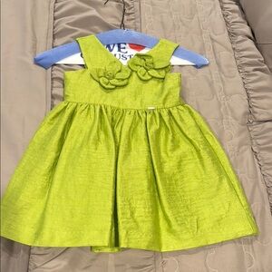 Charming Green Kids Dress